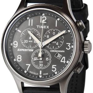 Timex Expedition Herrklocka TW2R56100AU Svart/Gummi Ø43 mm