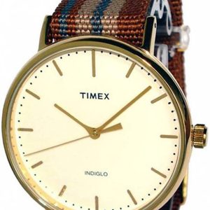 Timex Fairfield ABT521 Antikvit/Textil Ø41 mm