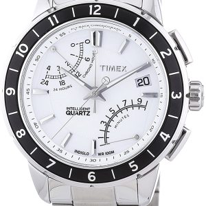 Timex Herrklocka T2N499AU Vit/Stål Ø42 mm