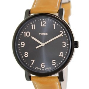 Timex Herrklocka T2N677 Svart/Läder Ø42 mm