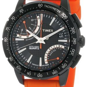 Timex Herrklocka T2N707 Svart/Gummi Ø46 mm