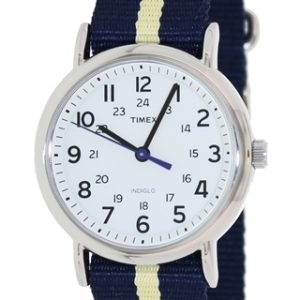 Timex Herrklocka T2P142 Weekender Vit/Stål Ø38 mm