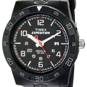 Timex Herrklocka T49831D7 Expedition Svart/Resinplast Ø43 mm