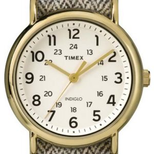 Timex Herrklocka TW2P71900 Weekender Antikvit/Textil Ø38 mm