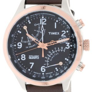 Timex Herrklocka TW2P73400 Intelligent Svart/Läder Ø43 mm