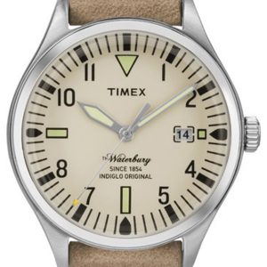 Timex Herrklocka TW2P84500 Beige/Läder Ø37 mm