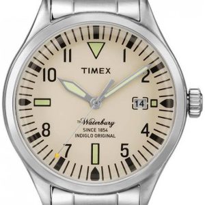 Timex Herrklocka TW2P84500BR Antikvit/Stål Ø38 mm