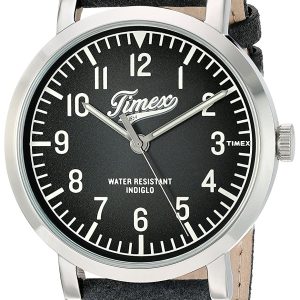 Timex Herrklocka TW2P92500 Grå/Läder Ø42 mm