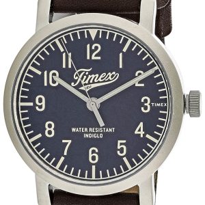 Timex Herrklocka TW2P96600 Blå/Läder Ø40 mm