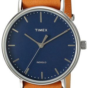 Timex Herrklocka TW2P97800 Weekender Blå/Läder Ø41 mm