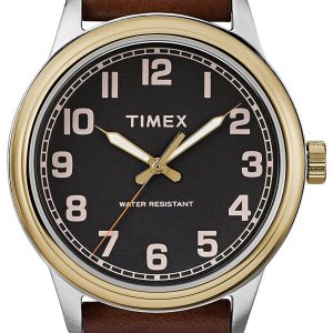 Timex Herrklocka TW2R22900 Svart/Läder Ø40 mm