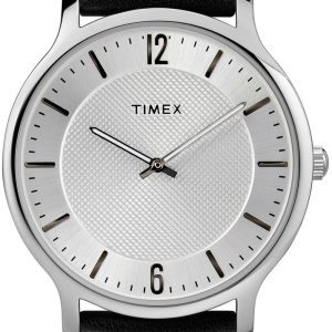 Timex Herrklocka TW2R50000 Silverfärgad/Läder Ø40 mm