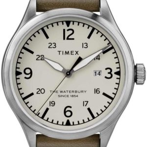 Timex Herrklocka TW2R71100 Antikvit/Läder Ø40 mm