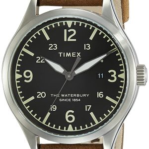 Timex Herrklocka TW2R71200 Svart/Läder Ø40 mm