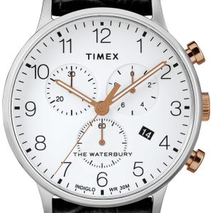 Timex Herrklocka TW2R71700 Vit/Läder Ø40 mm