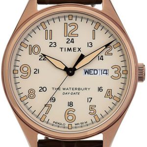 Timex Herrklocka TW2R89200 Beige/Läder Ø42 mm