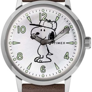 Timex Herrklocka TW2R94900 Silverfärgad/Läder Ø40 mm