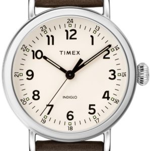 Timex Herrklocka TW2T20700 Beige/Läder Ø40 mm