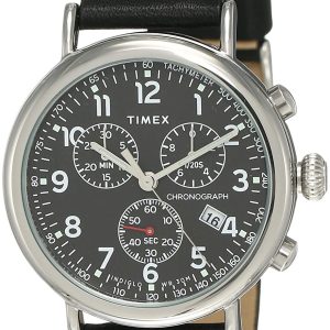 Timex Herrklocka TW2T69100 Svart/Läder Ø41 mm