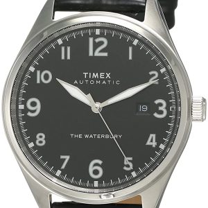 Timex Herrklocka TW2T69600 Svart/Läder Ø42 mm