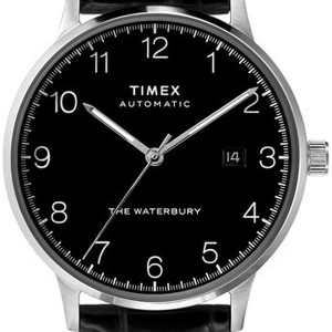 Timex Herrklocka TW2T70000 Svart/Läder Ø42 mm