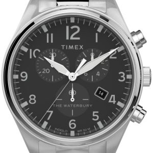 Timex Herrklocka TW2T70300 Svart/Stål Ø42 mm