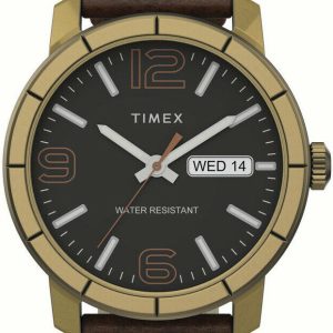 Timex Herrklocka TW2T72700 Svart/Läder Ø44 mm