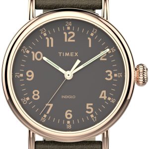 Timex Herrklocka TW2U03900 Standard Grå/Läder Ø41 mm