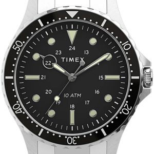 Timex Herrklocka TW2U10800 Navi Xl Svart/Stål Ø41 mm