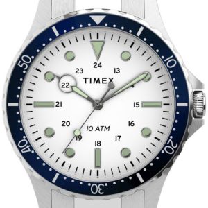 Timex Herrklocka TW2U10900 Vit/Stål Ø41 mm