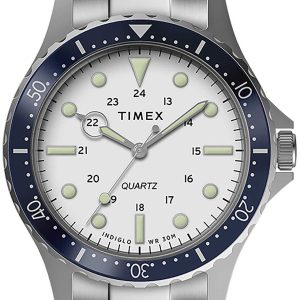 Timex Herrklocka TW2U10900D7 Vit/Stål Ø41 mm