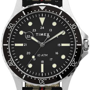 Timex Herrklocka TW2U11100 Svart/Textil Ø41 mm