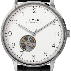 Timex Herrklocka TW2U11500 Vit/Läder Ø40 mm