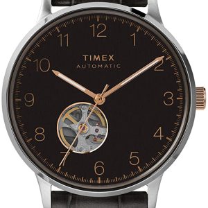 Timex Herrklocka TW2U11600 Svart/Läder Ø40 mm