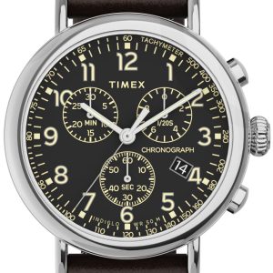 Timex Herrklocka TW2U89300 Standard Svart/Läder Ø41 mm