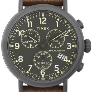 Timex Herrklocka TW2U89500 Standard Grön/Läder Ø41 mm