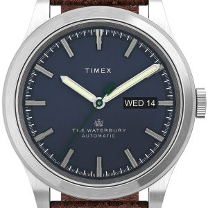 Timex Herrklocka TW2U91000 Blå/Läder Ø39 mm