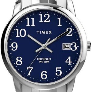 Timex Herrklocka TW2V05500 Easy Reader Blå/Stål Ø35 mm