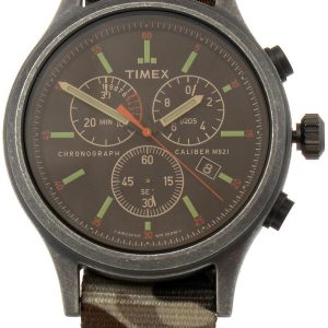 Timex Herrklocka TW2V09600LG Brun/Textil Ø43 mm