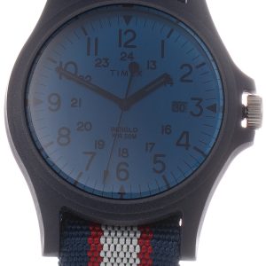 Timex Herrklocka TW2V13900LG Blå/Gummi Ø40 mm