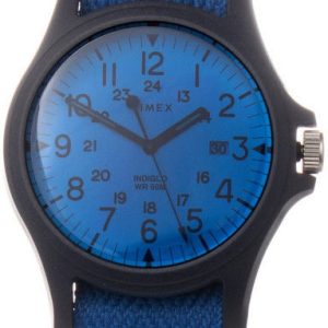 Timex Herrklocka TW2V14000LG Blå/Textil Ø40 mm