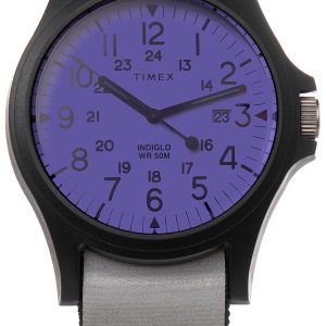 Timex Herrklocka TW2V14500LG Lila/Textil Ø40 mm