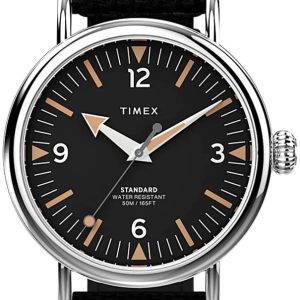 Timex Herrklocka TW2V44000 Standard Svart/Läder Ø40 mm