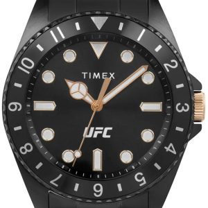 Timex Herrklocka TW2V56800 Ufc Svart/Stål Ø42 mm