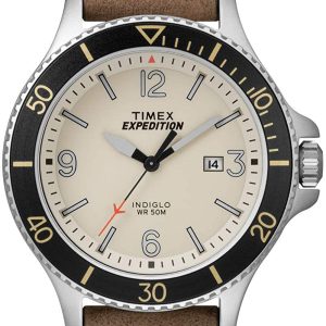 Timex Herrklocka TW4B10600 Antikvit/Läder Ø43 mm