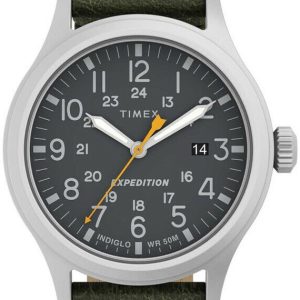 Timex Herrklocka TW4B22900 Expedition Grå/Läder Ø40 mm