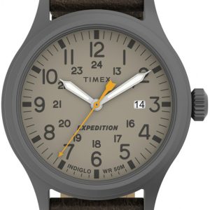 Timex Herrklocka TW4B23100 Expedition Beige/Läder Ø40 mm