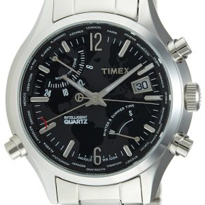 Timex Intelligent Herrklocka T2N944 Svart/Stål Ø48 mm