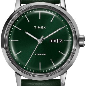 Timex Marlin Herrklocka TW2U11900 Grön/Läder Ø40 mm