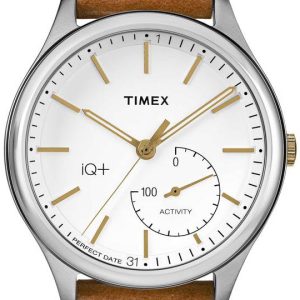 Timex TW2P94700UK Vit/Läder Ø41 mm